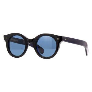 New CUTLER AND GROSS Black Round 1390 01 Sunglasses Women